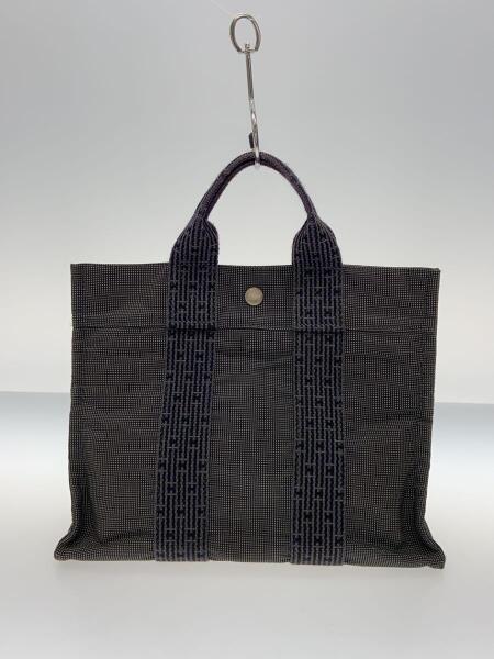HERMES(エルメス) / エールラインPM/トートバッグ/キャンバス/BLK