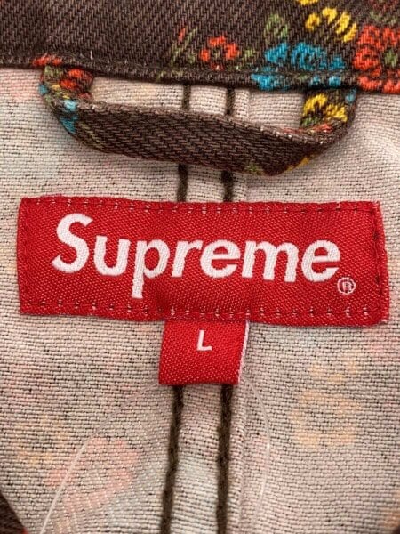 Supreme(シュプリーム) / 22SS/Denim Chore Coat/L/コットン/BRW/花柄 