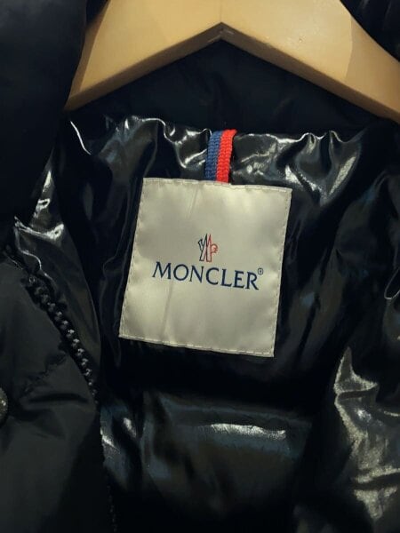 MONCLER(モンクレール) / ロングダウンジャケット/0/ナイロン/BLK/無地