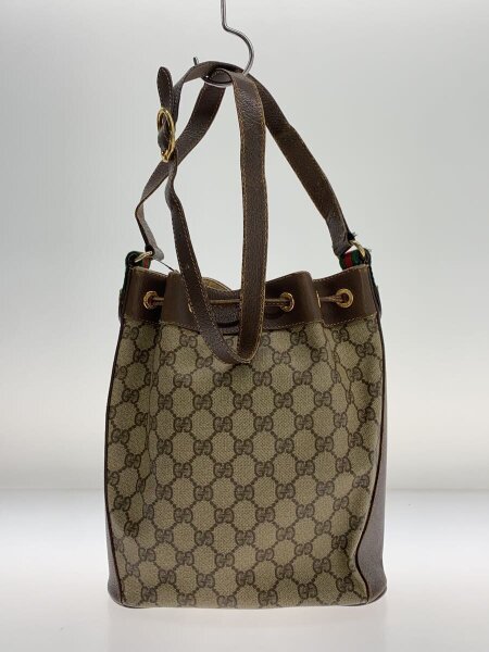 GUCCI(グッチ) / ショルダーバッグ_GGプラス_シェリー/レザー/BRW/総柄