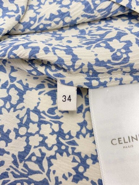 レディース セリーヌ CELINE シルクブラウス ボウタイ