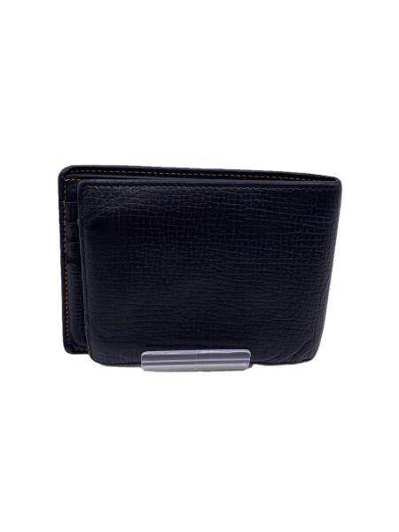 JIL SANDER(ジルサンダー) / 2つ折り財布/レザー/BLK/無地/メンズ 