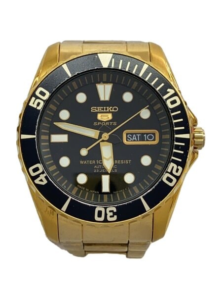 SEIKO(セイコー) / SEIKO 5/SPORTS/自動巻腕時計/BLK/GLD/7S36-03C0 