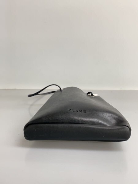 CLANE(クラネ) / 巾着ショルダーバッグ/レザー/BLK/無地 | 中古品の 