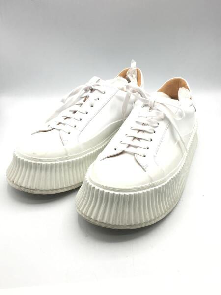 JIL SANDER(ジルサンダー) / ローカットスニーカー/41/WHT/レザー
