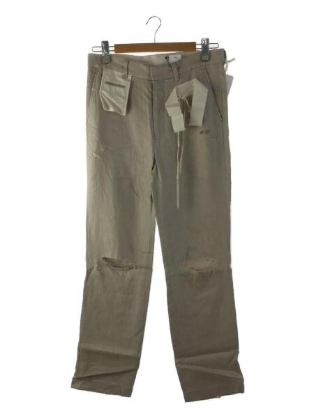 Midorikawa(ミドリカワ) / 22SS/LINEN PANTS/ストレートパンツ/M