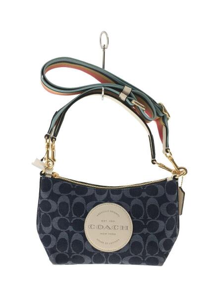 COACH(コーチ) / デンプシー/ショルダーバッグ/デニム×レザー/NVY 