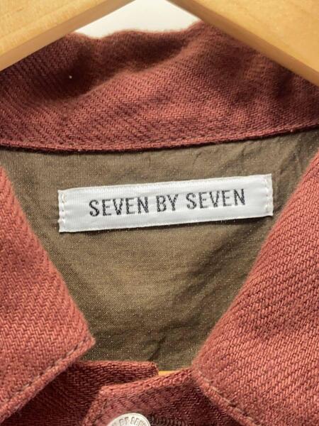 SEVEN BY SEVEN(セブンバイセブン) / Gジャン/M/リネン/BRW/無地/800