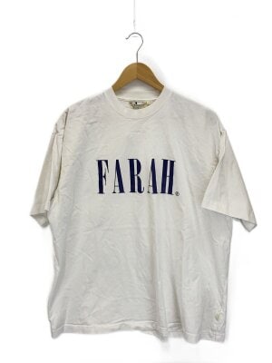 FARAH(ファーラー) / ×WAKE/23ss/Border Printed Tee/Tシャツ/XXL