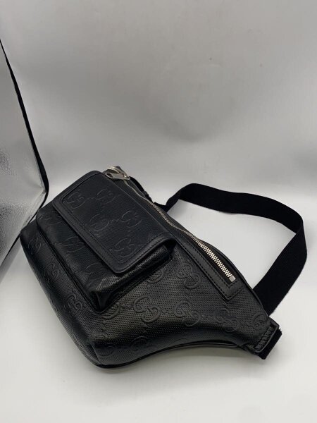 GUCCI(グッチ) / ウエストバッグ/レザー/BLK/総柄/645093 525040