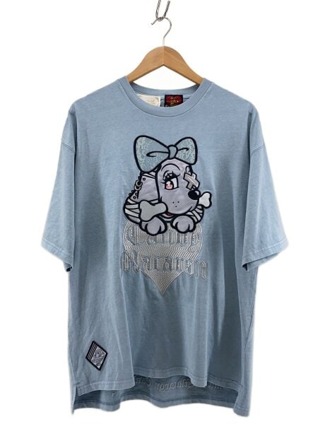 GALFY ミシェルマカロン 半袖 Tシャツ 水色 michellMacaron(ミシェルマカロン) / Tシャツ/FREE/コットン/BLU