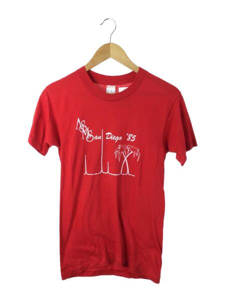 Healthknit(ヘルスニット) / Tシャツ/M/コットン/RED/70-80s/USA製/38 