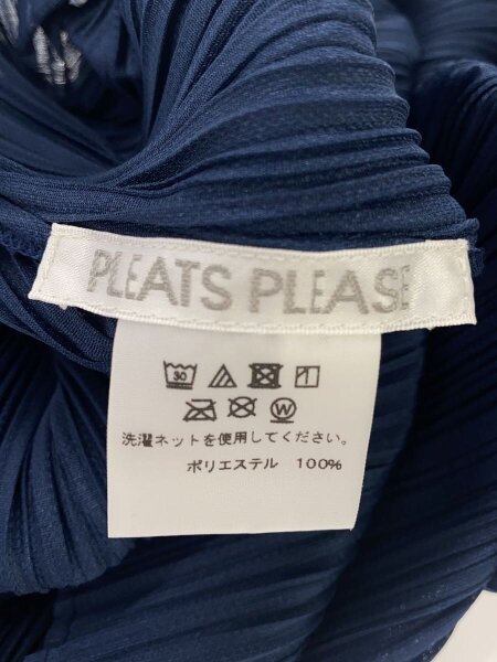 PLEATS PLEASE ISSEY MIYAKE / 17SS/ノースリーブワンピース/4/ポリエステル/NVY/PP71-JH226 PLEATS PLEASE ISSEY MIYAKE(プリーツプリーズイッセイミヤケ) / 17SS