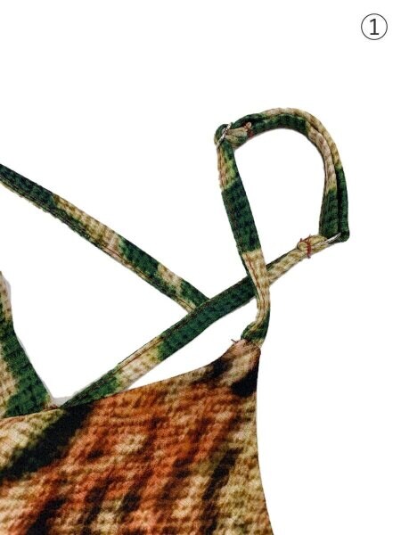 AMERI / キャミワンピース/M/ポリエステル/マルチカラー/02410560920 AMERI(アメリヴィンテージ) / キャミワンピース/M/ポリエステル/マルチ