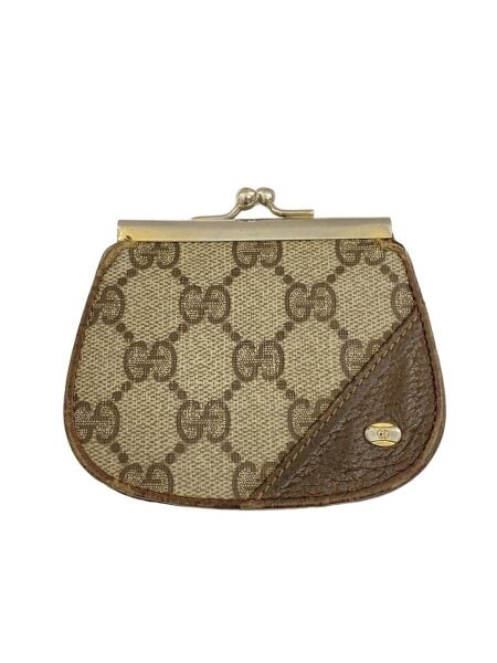 GUCCI(グッチ) / コインケース/--/BRW/総柄/レディース/OLD/がま口/GG 