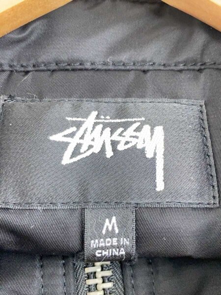 STUSSY(ステューシー) / ジャケット/M/ナイロン/BLK/115887/pile lined