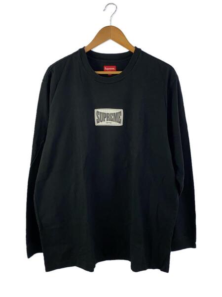 Supreme(シュプリーム) / 20AW/Woven Label L/S Top black/長袖Tシャツ 