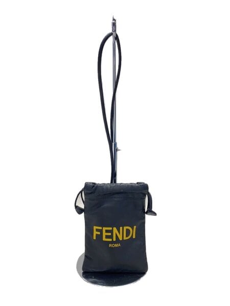 FENDI ポーチ レザー ブラック 7AR898