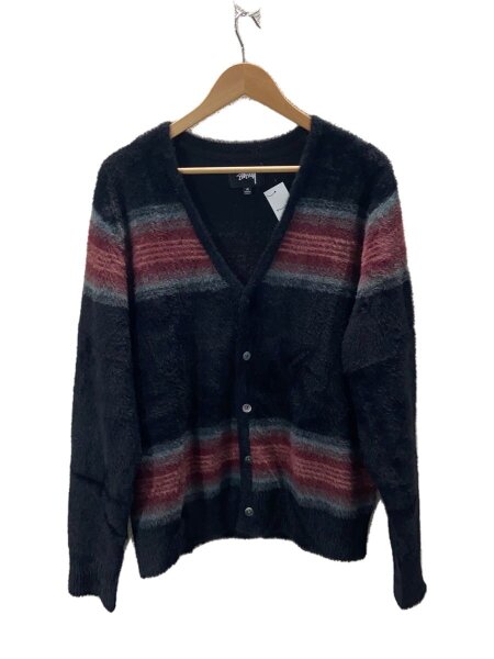 STUSSY(ステューシー) / 22AW/STRIPE SHAGGY CARDIGAN/カーディガン/M 
