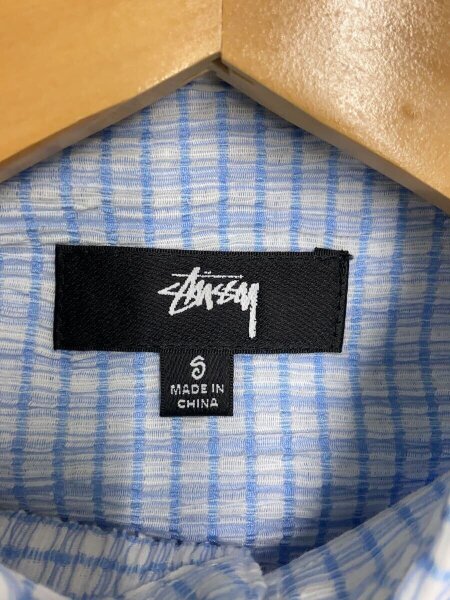 STUSSY(ステューシー) / Flat Bottom Crinkled/半袖シャツ/S