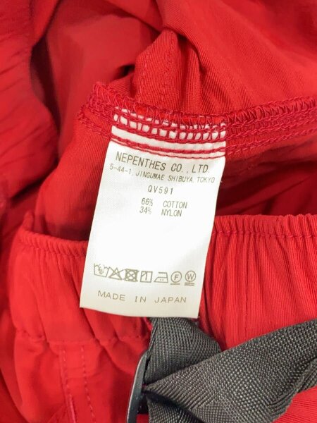 South2 West8(S2W8) / 25SS/Belted Harbor Short/ショートパンツ/M/コットン/RED/無地/QV591 South2 West8(S2W8)(サウスツーウエストエイト(エスツーダブリュー