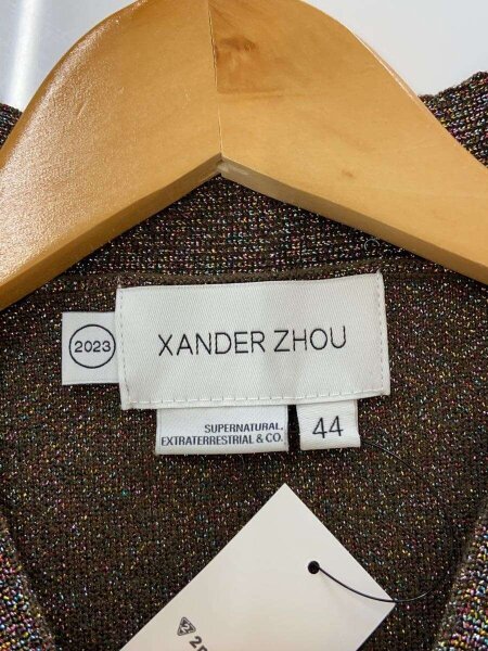 XANDER ZHOU(ザンダーゾウ) / 23AW/グリッターカーディガン 