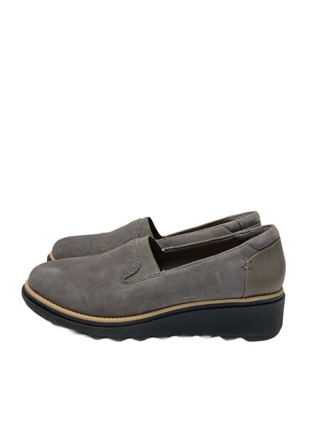 Clarks(クラークス) / スリッポン/ローカットスニーカー/22.5cm/GRY 