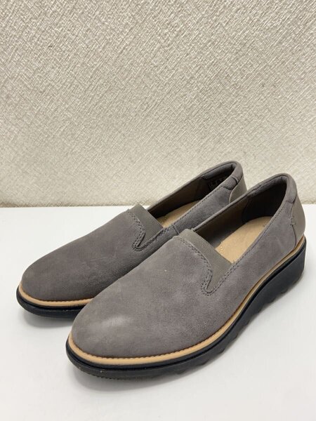 Clarks(クラークス) / スリッポン/ローカットスニーカー/22.5cm/GRY 