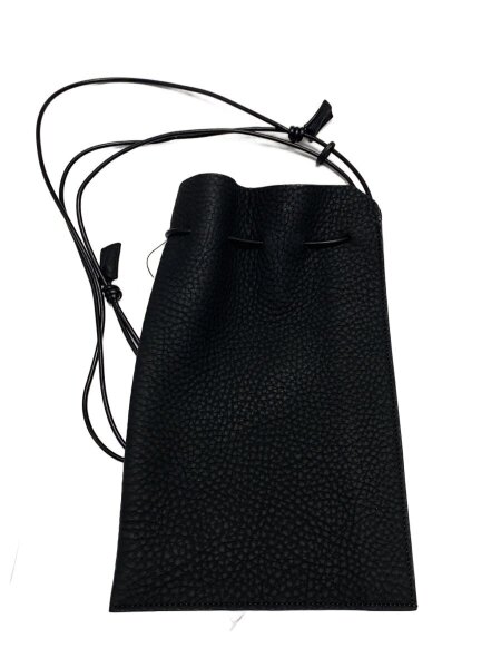ITTI(イッチ) / HERRIE KINCHAKU POUCH/ショルダーバッグ/レザー/BLK 