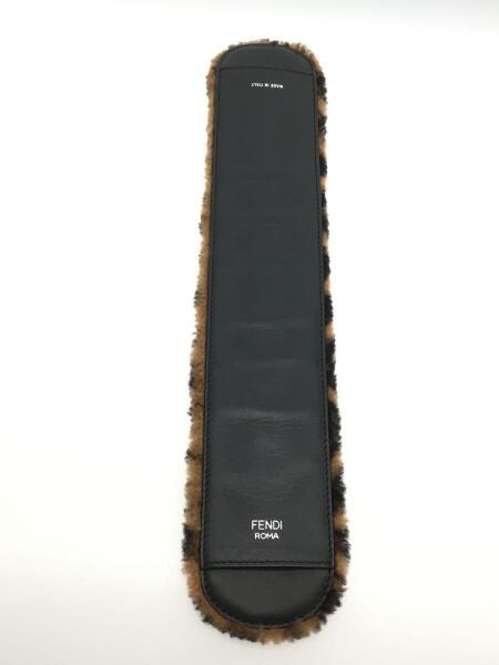 FENDI ROMA ズッカ　ファー　ストラップスルー FENDI ROMA ズッカ ファー ストラップスルー FENDI ROMA ズッカ ファー