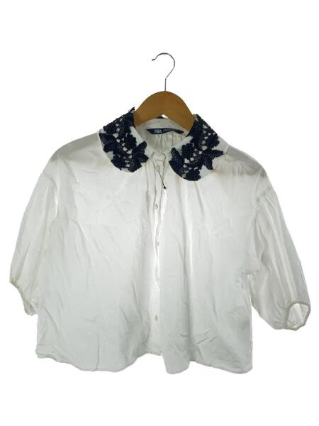 ZARA(ザラ) / 半袖シャツ/XS/コットン/WHT/3062-262-250 | 古着の販売 