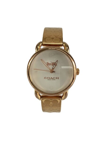 COACH(コーチ) / 腕時計/アナログ/ステンレス/ゴールド/金/// | 中古品 
