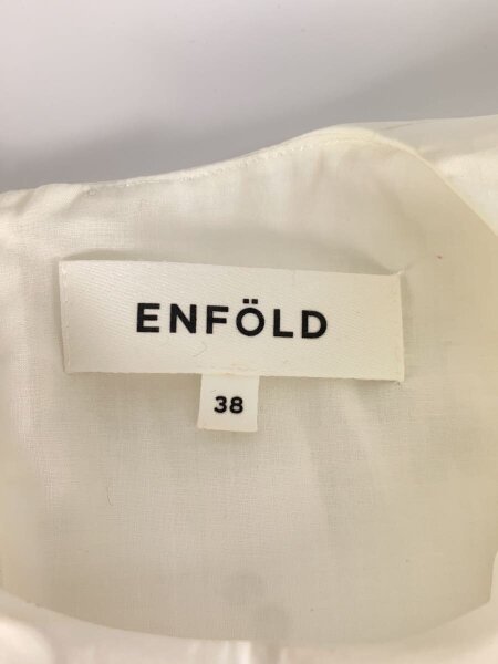 ENFOLD(エンフォルド) / C/PEタイプライター五分袖コンビプルオーバー 