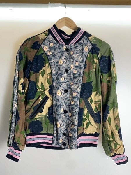 COACH(コーチ) / スタジャン/--/ポリエステル/BLK/無地/リバーシブル