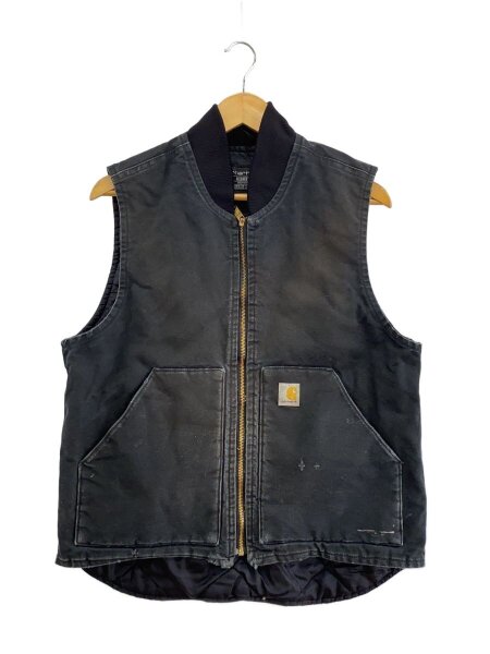 【メキシコ製】2013年製 Carhartt カーハート ダックベスト L Carhartt(カーハート) / ベスト/M/--/BLK/V01/ダック/メキシコ製/状態