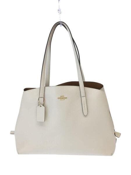 COACH(コーチ) / トートバッグ_オールレザー/牛革/ホワイト/無地/52547 