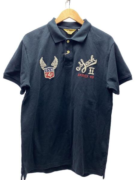 AVIREX(アヴィレックス) / ポロシャツ/--/コットン/BLK/6153377 | 古着 