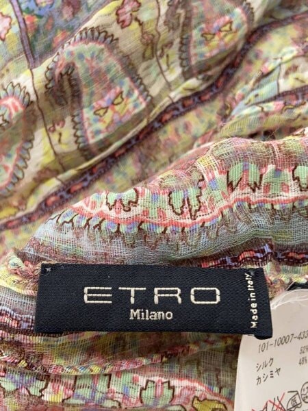 ETRO(エトロ) / スカーフ/シルク/マルチカラー/総柄/レディース | 中古