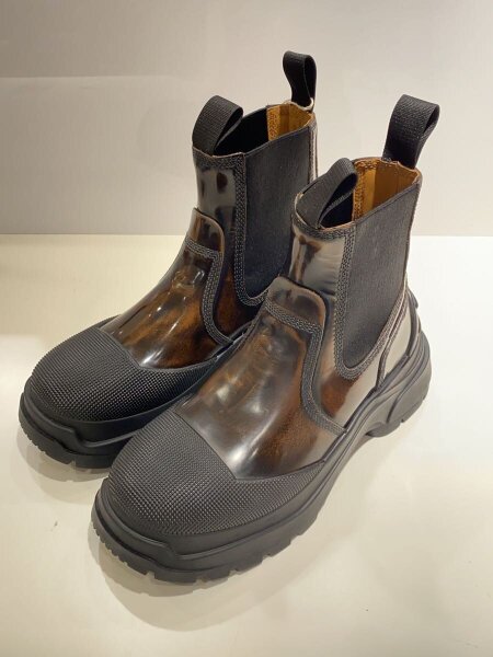 Maison Margiela / サイドゴアブーツ/39/BRW/レザー Maison Margiela(メゾンマルジェラ) / Alex/サイドゴアブーツ/39/BRW