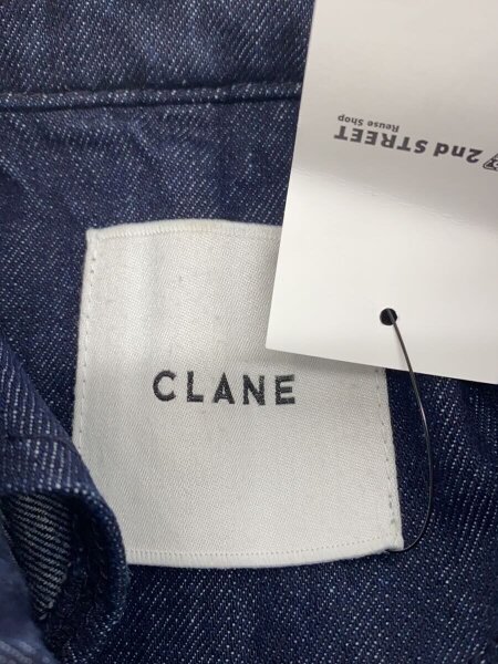 CLANE(クラネ) / BACK SQUEEZE DENIM JACKET/Gジャン/1/デニム/IDG 