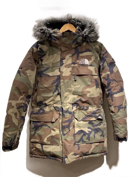 ノースフェイス THE NORTH FACE ダウンマクマードパーカー S 迷彩 希少