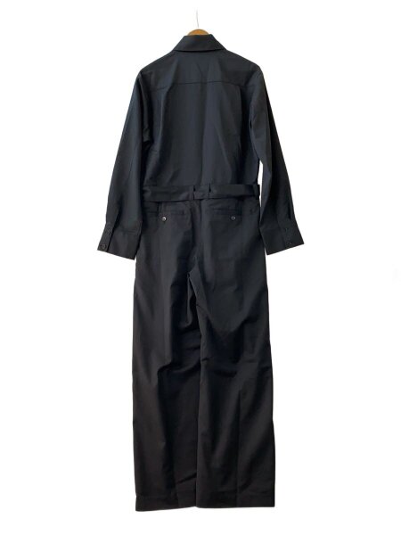 パンツ Lapiis BELTED ZIP UP JUMPSUIT BLACK LAPIIS オールインワン