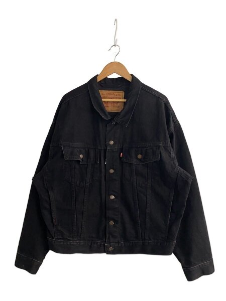 Levi's(リーバイス) / 90s/USA製/後染め/Gジャン/L/コットン/BLK/70598
