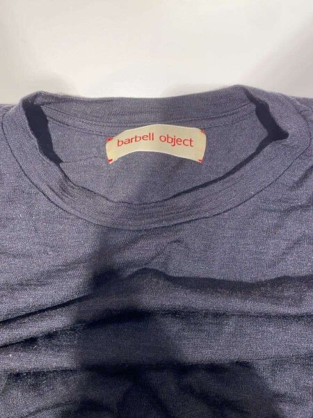 barbell object(バーベルオブジェクト) / 24ss/wool l/s top/ecru