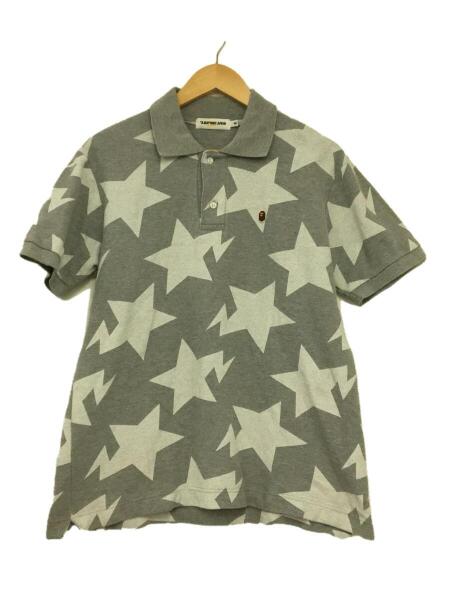 A BATHING APE(アベイシングエイプ) / スター柄ポロシャツ/M/コットン 