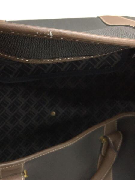 dunhill(ダンヒル) / ボストンバッグ/PVC/ブラウン/南京錠/鍵欠損/スレ