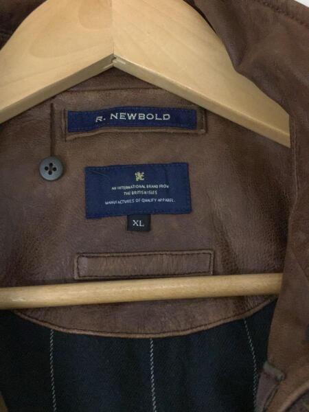 R.NEWBOLD(アールニューボールド) / レザージャケット・ブルゾン/XL