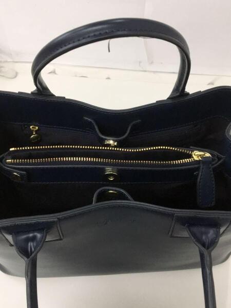 agnes b. / ハンドバッグ/--/NVY agnes b.(アニエスベー) / オールレザーハンドバッグ/レザー/NVY