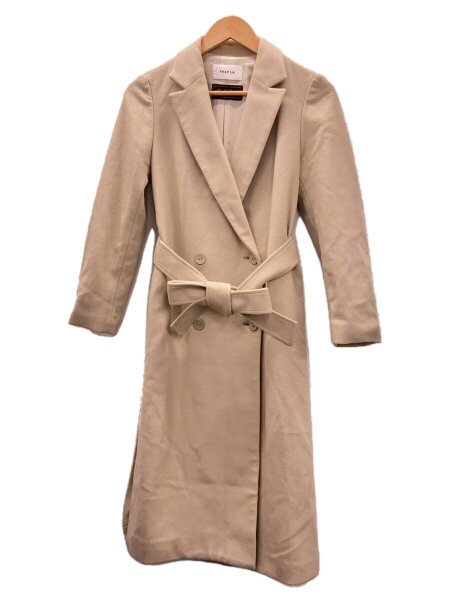 FRAY I.D(フレイアイディー) / 20AW/ライトダブルコート/カシミヤ混/0  