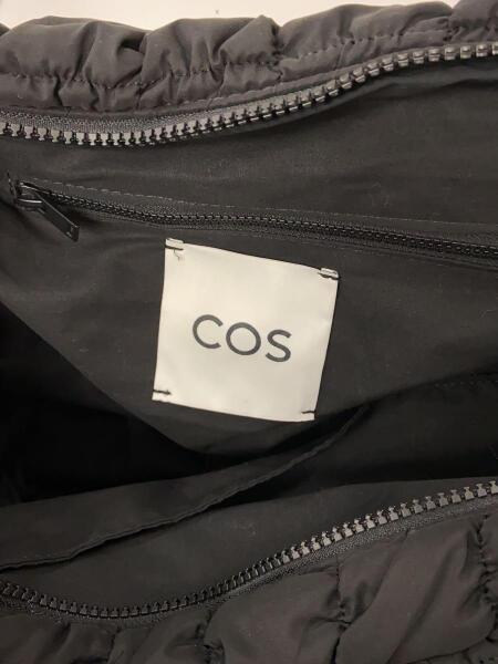 COS(コス) / オーバーサイズキルトショルダーバッグ/コットン/BLK 